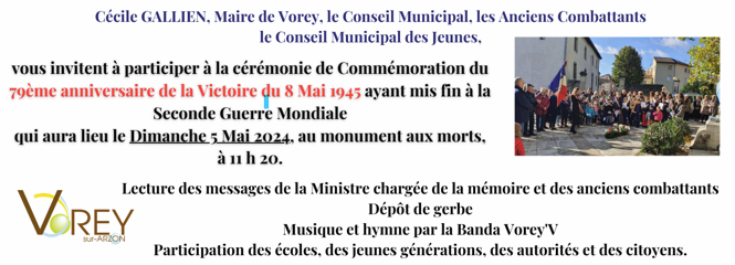 Commémoration du 8 Mai 1945